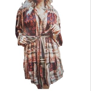 Bohemian Long Sleeve Dress